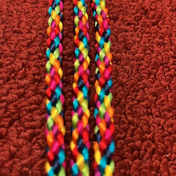 ❤️ Vintage Donna Katz Rainbow Rope Belt - Picture 3 of 6